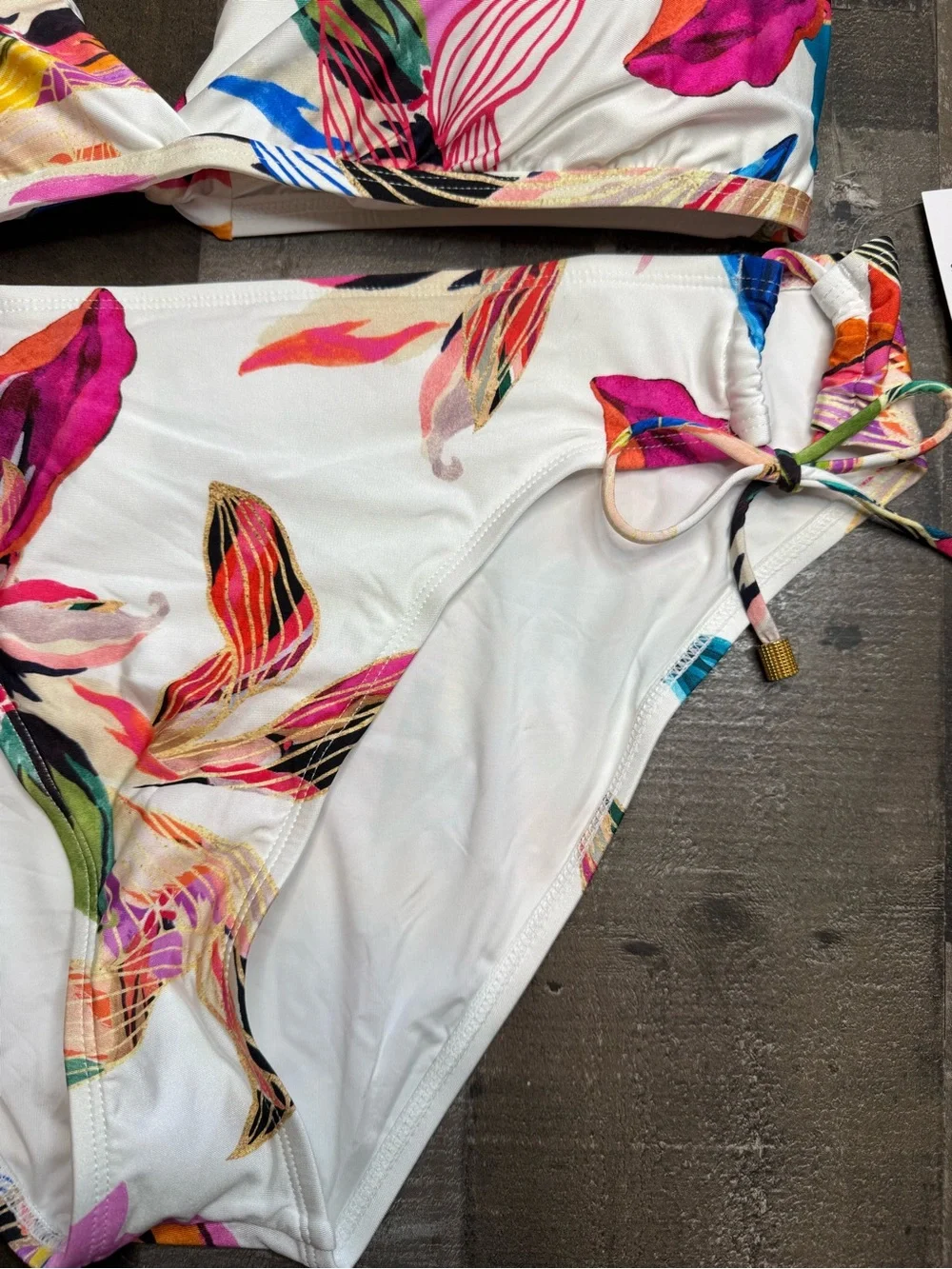 NWT La Blanca Paradise City Bikini Set size 16